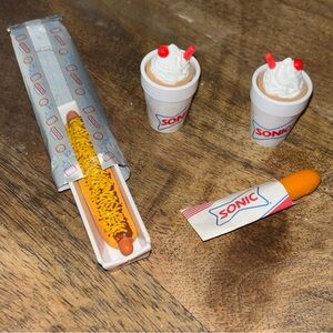 Zuru Mini Brands Foodies Sonic Lot of 4